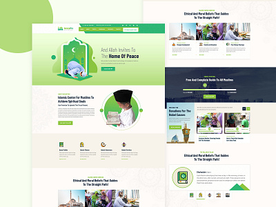 Hamza - Islamic Institute & Mosque PSD Template charity church crowdfunding donate donations events islam jamia mosque muslim namaz