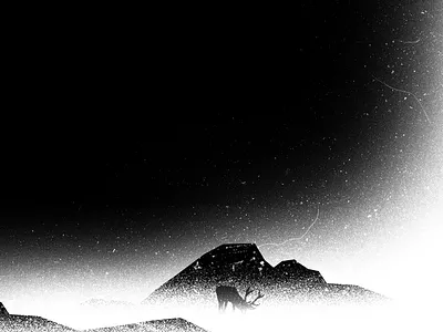 Our Secret Place deer illustration photoshop