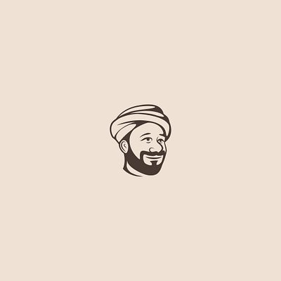 Arabian man artwork black branding concept design illustartion illustration logo typography vector