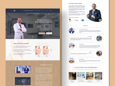 Landing page doctor landing landingpage medical ui design ux design