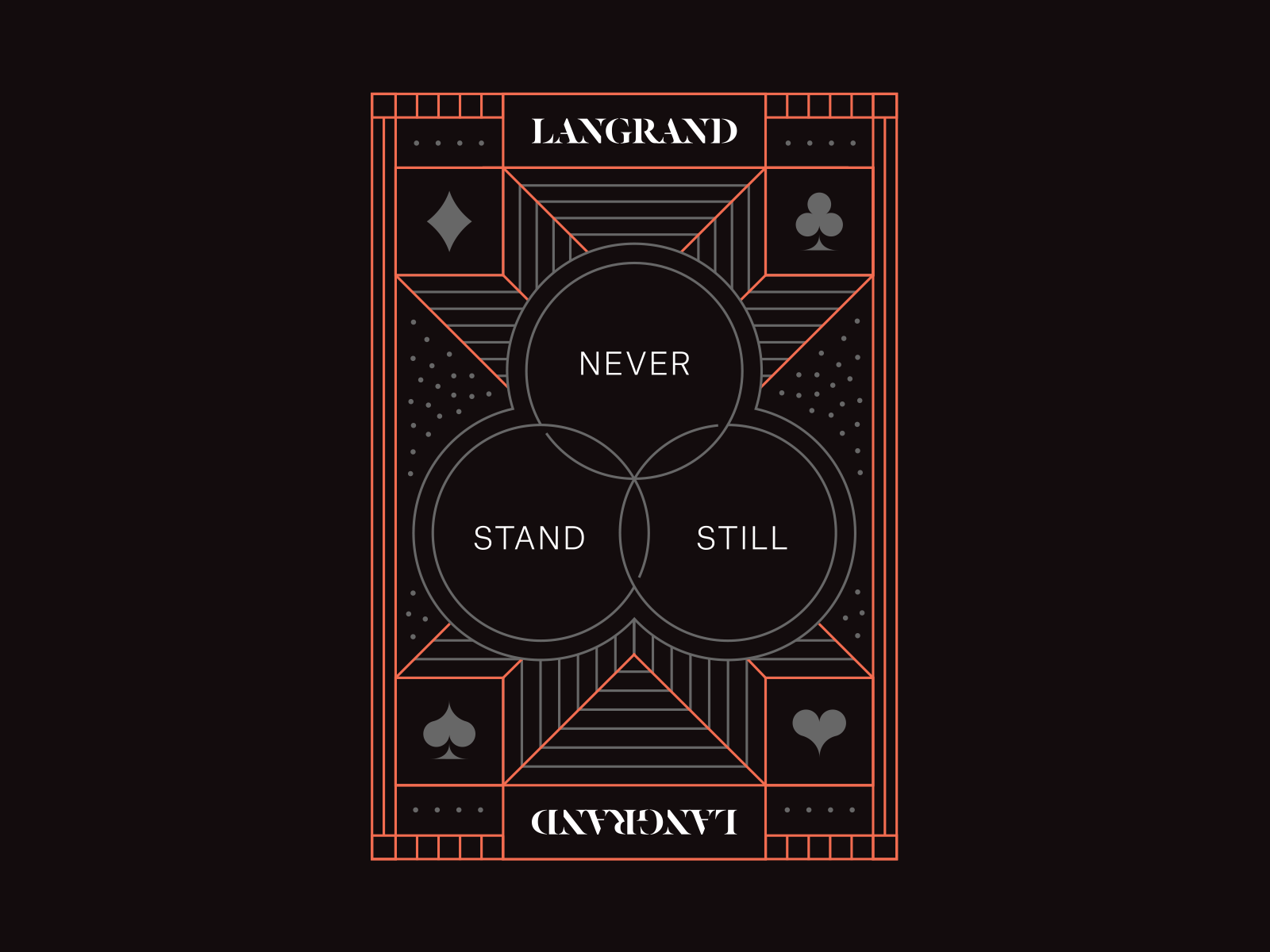 Langrand Poker Cards architypes cards deck poker