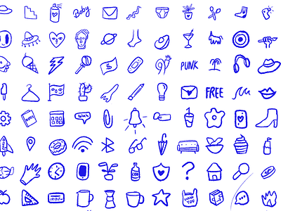 Sketchy icons