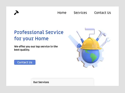 Handwerker Concept branding design graphic design ui website