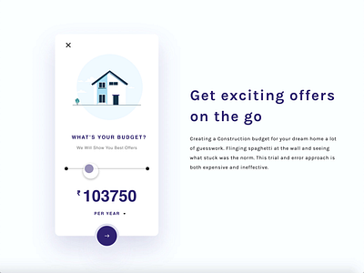 Price filter interaction 2021 app app design design filters fresh design gif house house rentals illustration interaction design minimal price rental rental app trending ui ux ux design video