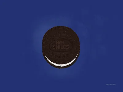 More Smiles_Oreo art cookies illustration oreo