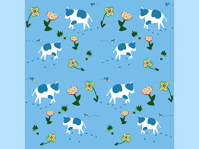 ʰᵃᵖᵖʸ ⁿᵉʷ ʸᵉᵃʳ cow design drawing illustration newyear print