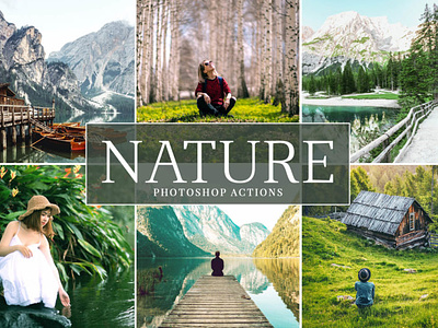 Nature Photoshop Actions - Limited Time Freebie oil paint filter