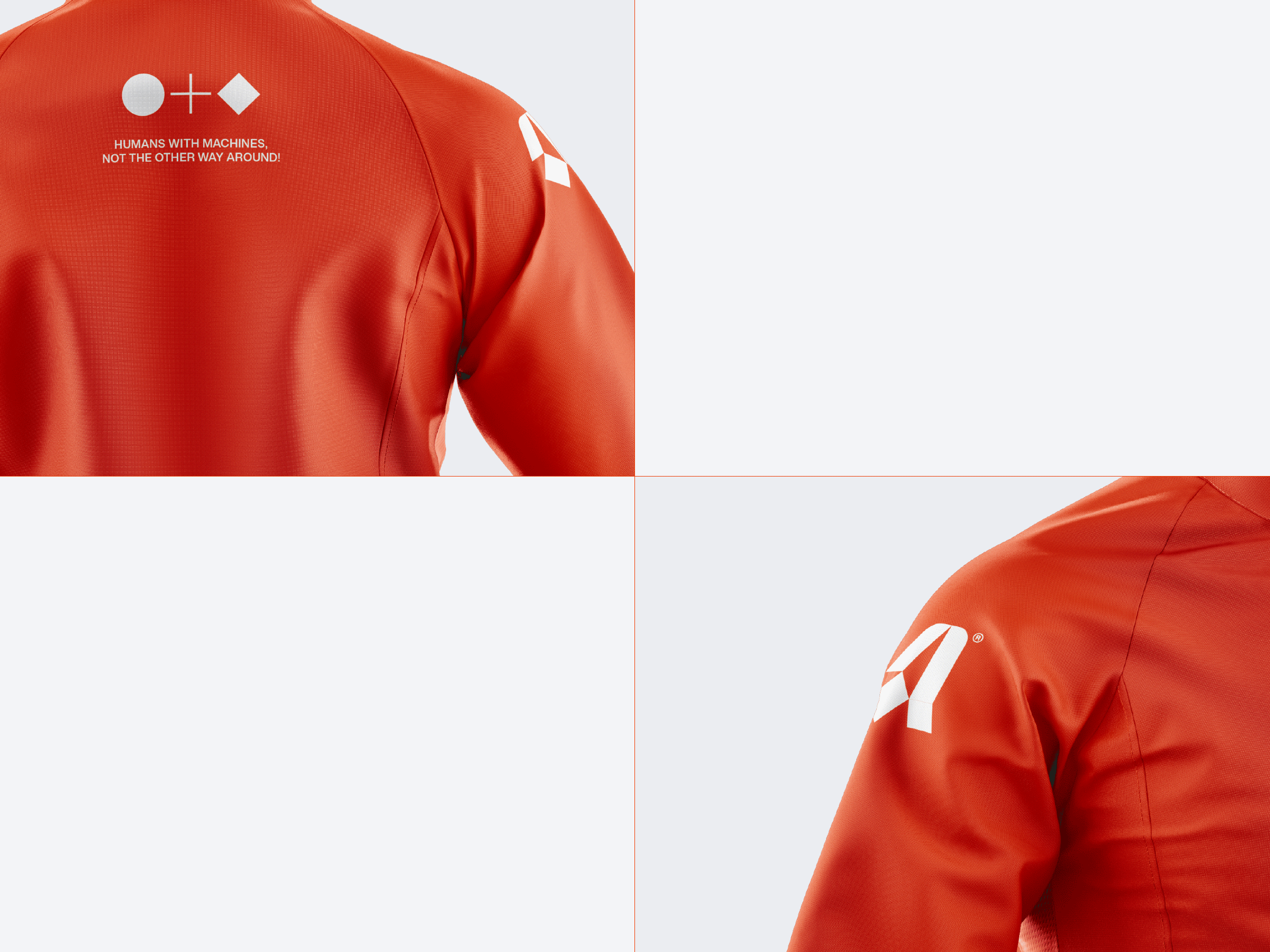 Adept® Swag ai brand identity branding clothing collateral id card jacket ml mockup mug orange print swag technology