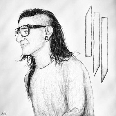 argamanggala 20200414 2 digital illustration digital painting digitalart digitalsketch drawing drawingart illustration illustration art illustrator sketch sketchapp sketchbook sketching skrillex typography