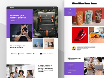 Creative Agency Website agency creative inspiration minimal portfolio ui uidesign web web design web ui website