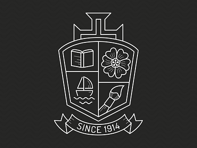 Family Crest - Weekly warm-up branding crest design designoftheday dribbble family crest graphic design ill illustration vector weekly rebound weekly warm up
