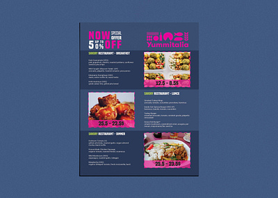 Dark Food Menu PSD Template design illustration latest new psd psd mockup