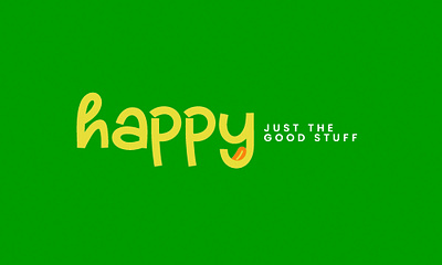 Sample Brand: Happy branding design graphic design logo typography vector