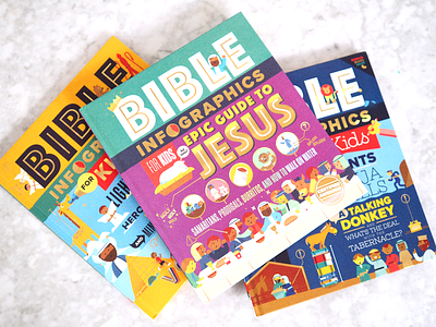 Bible Infographics for Kids (Vol 3) bible book christian design icon illustration infographics jesus layout