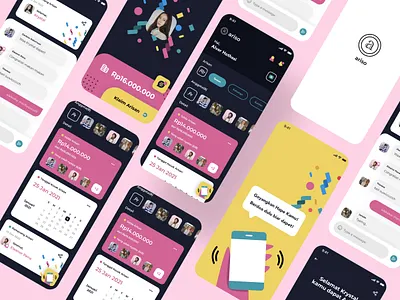 Ariso - Arisan Online arisan design icon illustration ios mobile app design product design social media ui user experience user interface ux