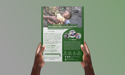 Charity Organisation Flyer charity creative figma flyer foundation give ngo share supporter