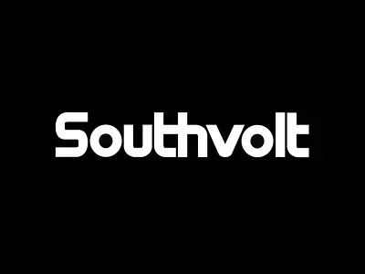 southvolt branding design illustrator logo logo design minimal professional logo typography vector