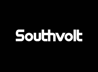 southvolt branding design illustrator logo logo design minimal professional logo typography vector