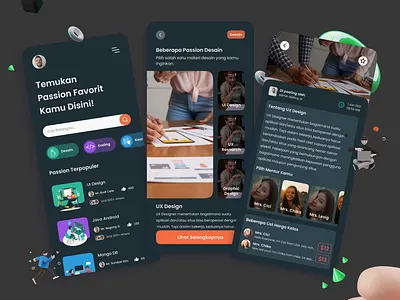 SkillKuy.id - Pencari mentor App app design designer mentor mentoring mentors mentorship mobile app mobile app design mobile design passion skill ui uidesign ux uxdesign