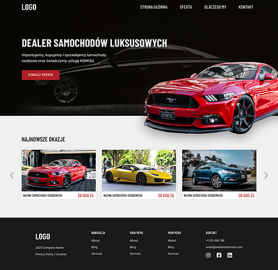 Car Dealer car dealer design web