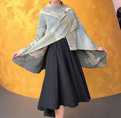 Shawl Like Jacket jacket kimono sayoko shawl