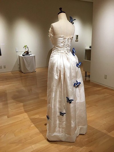 Wedding Dress butterfly embroidery morpho sayoko wedding