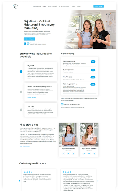 Physiotherapy Office design physiotherapy web