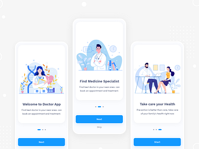 Doctor Consultation App clinical doctor doctor app doctor appointment health health app healthcare healthcare app hospital hospital app illustration illustration design ios medical care medicine medicine app mobile app mobile app design patient patient app