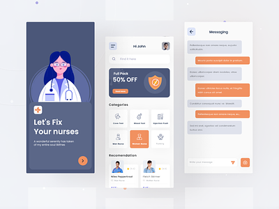 Doc Service App | Ismail Hussain blood test covid19 test dental app doctor app doctor appointment doctor chat health app health blog hospital app hospital appointment hospital test medicine app medicine buy seals medicine ecommerce app minimalist app mobile app pharmacy app protect tips ui design ux design