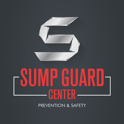 Sump Guard Center Logo branding graphic design logo