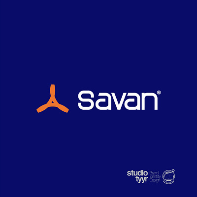SAVAN® Sporting Goods Logo design branding illustrator logo logo design logodesign logolearn logolounge logolove logomaker logos logotype meditate meditation simple sport sporting sporting goods tm vector yoga