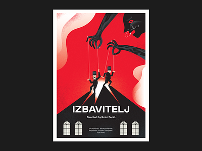 Izbavitelj — Fan Movie Poster Challenge challenge design fan art fan movie poster challenge illustration izbavitelj movie poster movies posters the rat saviour