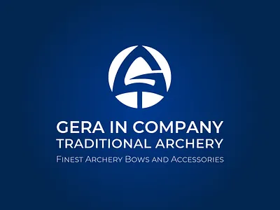 Gera Company logo. Traditional archery. 2012 year archery arrow arrow logo berezhnytskyi bows design geracompany identity logo logo 2012 logo design ukraine wind winddesignua