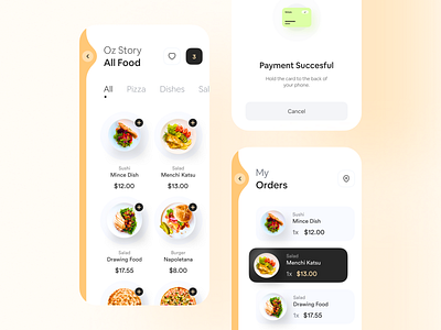 Claw Food - Restaurants & Cart app bold branding claw claw interactive claw studio covid19 delivery app design food app food apps food delivery inspiration ios mobile app nfc scanner typography ui ux