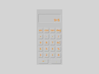 Day4 Calculator illustration typography ui ux web