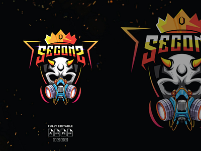 Skull Mask brand branding characters creative design esport gaming graphic identity illustations logo logodesign logotype mascot mascotlogo squadlogo symbol vector