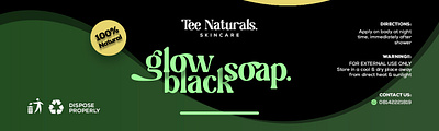 Glow Black Soap 3d animation branding client design glow black graphic design icon illustration logo motion graphics soap social typography ui ux vector