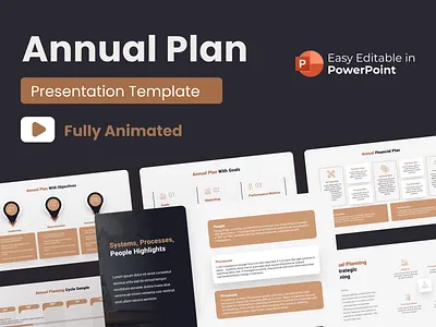 Annual Plan PPTX Presentation Template 2021 2021 calendar animated annual annual plan annual report annual report design business clean creative design powerpoint powerpoint template ppt template pptx presentation presentation design slides
