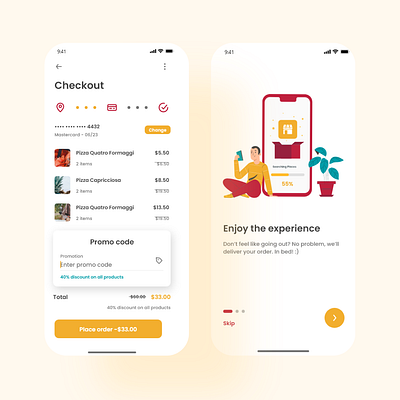 Food app(screen 2) app design food app typography ui ux uidesign vector