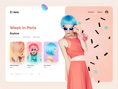 Fashion Landing page landing landing page web web design web page website