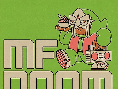 MFDOOM illustration mfdoom typography