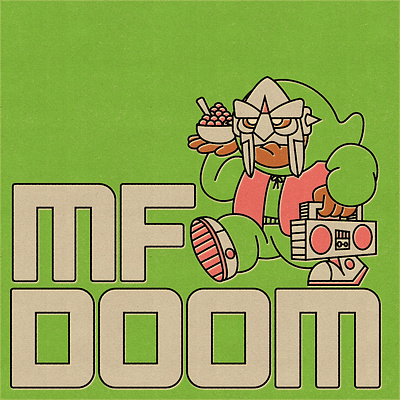 MFDOOM illustration mfdoom typography