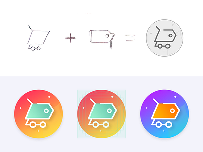 POS App Icon Design android app icon angular gradient icons app icon ecommerce gradient icons iconography icons