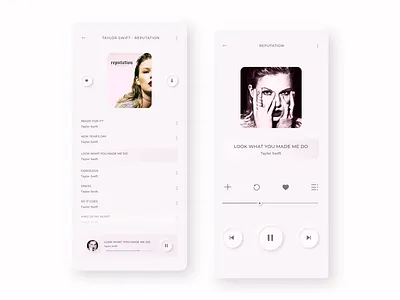 neomorph music app app design minimal neomorphic neomorphism new ui web