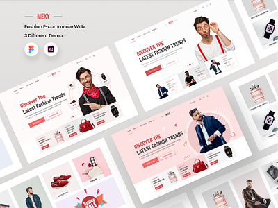 MEXY - Ecommerce branding design ecommerce ecommerce design fashion design illustration interaction design landingpage minimal multivender online shopping portfolio uiux webdesign