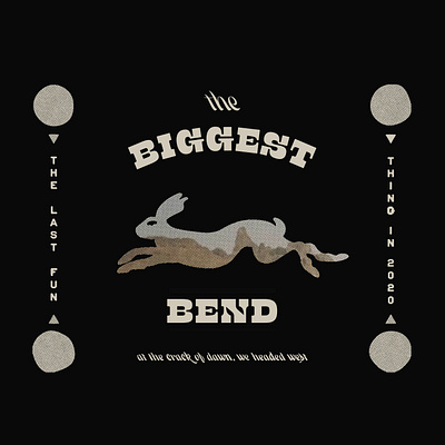 The Biggest Bend bigbend branding illustration marfa nationalparks rabbit texas