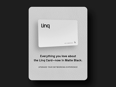Linq Card Social Ad ad ads clean facebook ad instagram post marketing minimal social media social media ad social media graphic