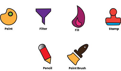 Icons- Illustrator design flat icon illustration logo ui visual design