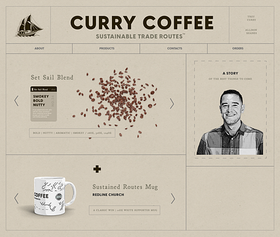 Concept Sprint: Curry Coffee adobe cc - full stack brand development brand strategy