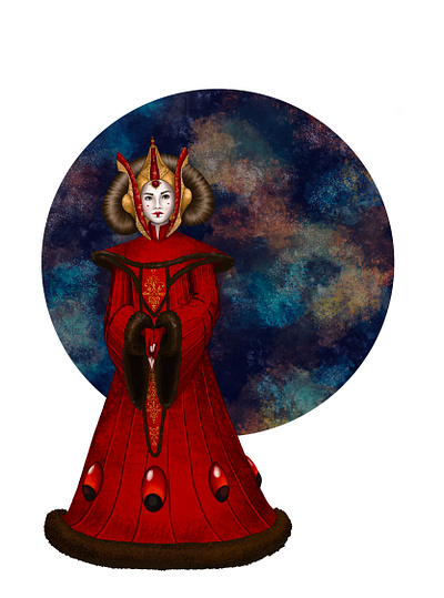 Red Invasion Dress conceptart digital digital art digital illustration digital painting drawing fashion illustration fashion illustrator illustration illustrator painting procreate procreateart scifi star wars star wars art